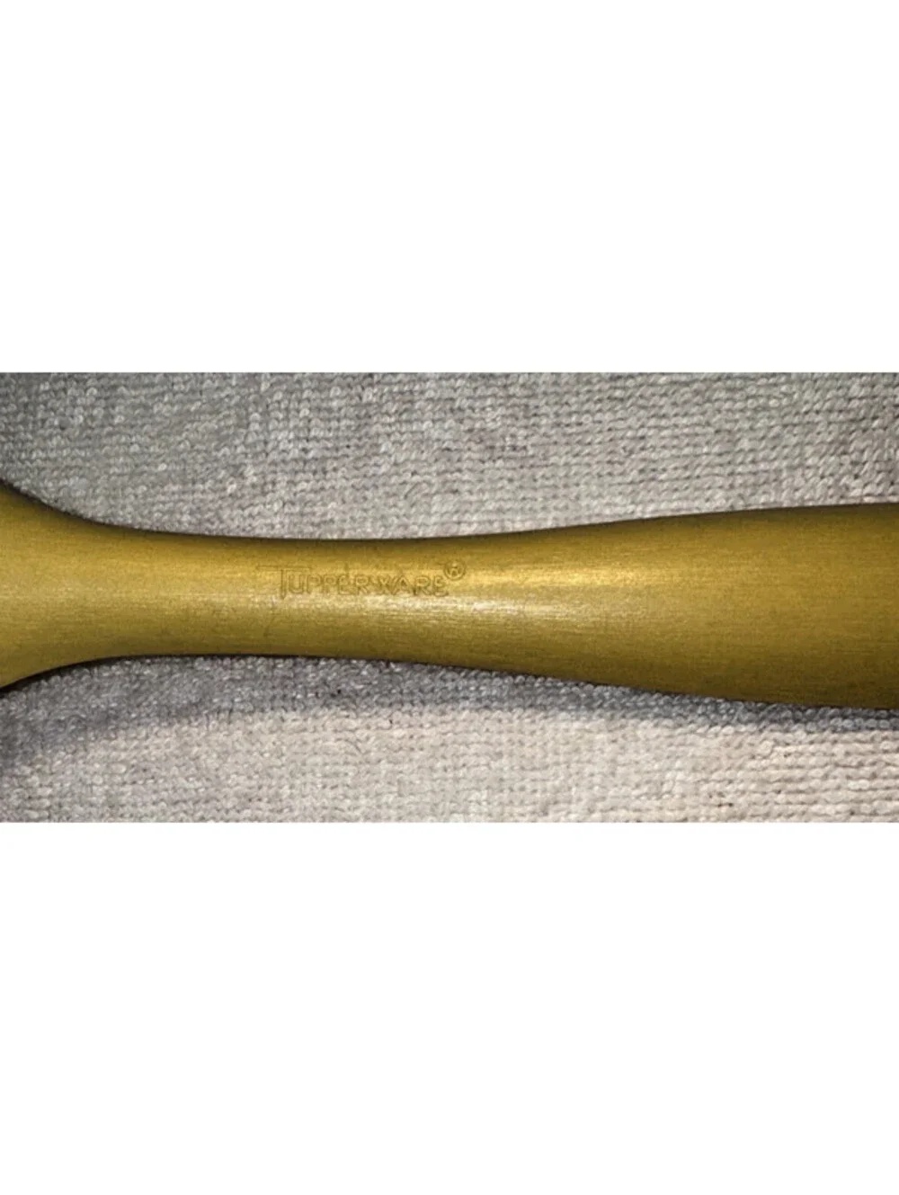 Vintage Tupperware Salad Serving Set of 2 Harvest Gold